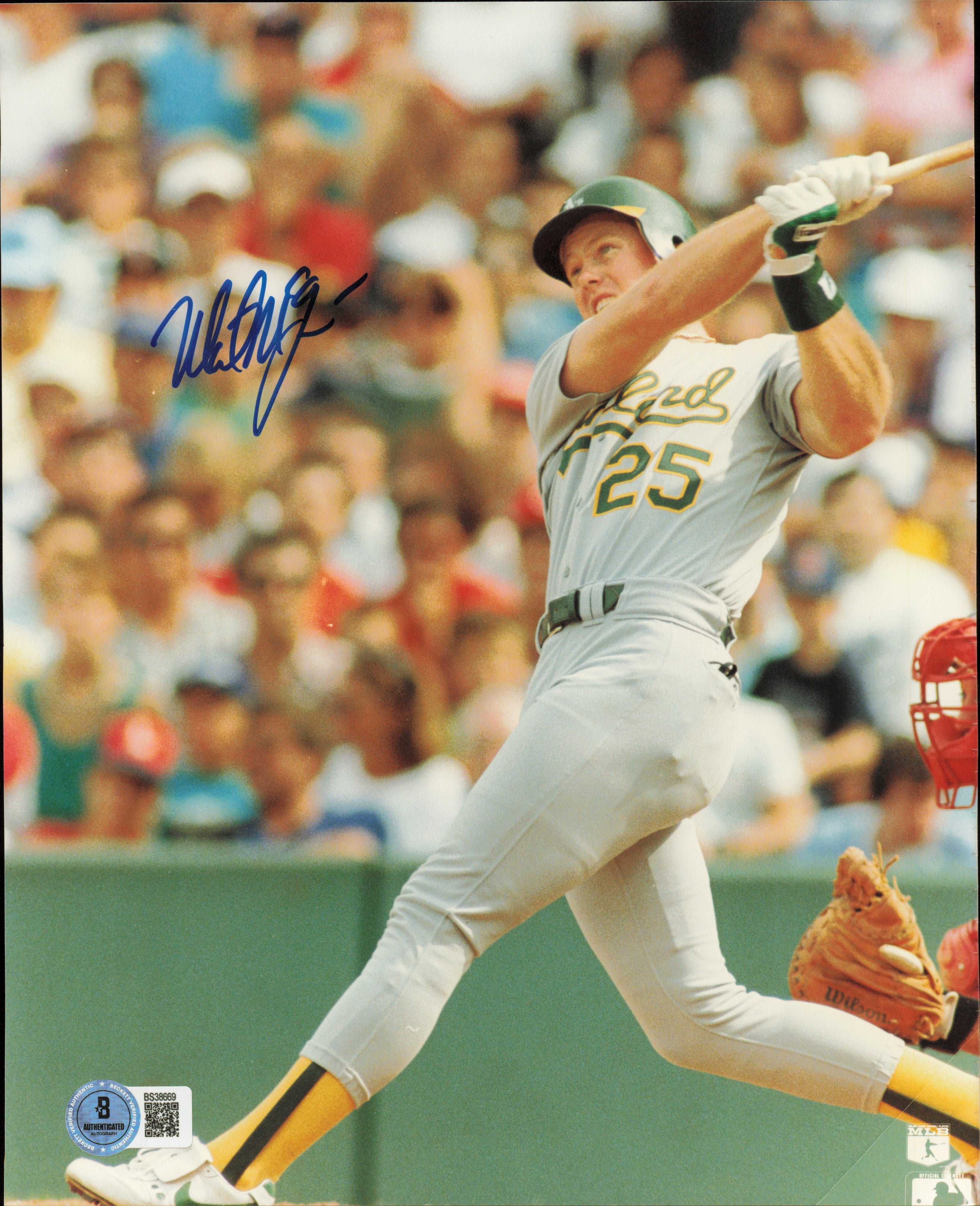 Oakland Athletics Memorabilia, Autographed Oakland Athletics