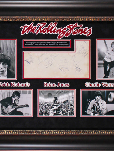 Rolling Stones Signed Memorabilia
