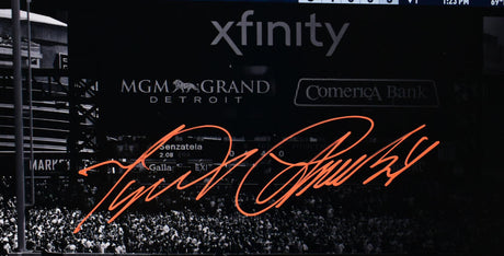 Miguel Cabrera Autographed Detroit Tigers 16x20 3,000 Hit Spotlight Photo - Beckett W Hologram *Orange Image 2