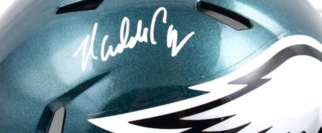 Randall Cunningham Signed Philadelphia Eagles Speed Mini Helmet- Beckett W Hologram *White Image 2