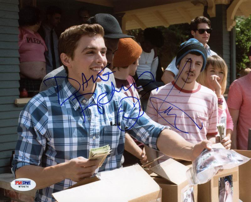 Dave Franco & Christopher Mintz-Plasse Signed Authentic 8X10 Photo PSA #W79476
