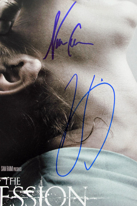 The Possession Cast (3) Sedgwick, Morgan & Calis Signed 12x18 Photo PSA #Z03369