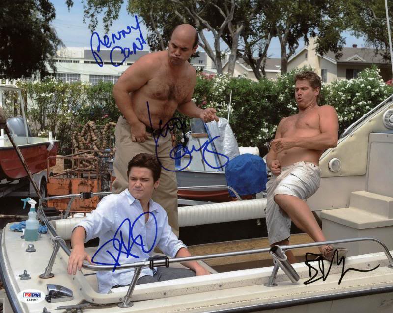 Dan Byrd Brian Van Holt & Ian Gomez Signed Authentic 11X14 Photo PSA/DNA #S33487