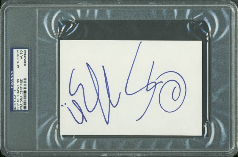 Sophie B Hawkins Authentic Signed 4x6 Index Card Autographed PSA/DNA Slabbed 2