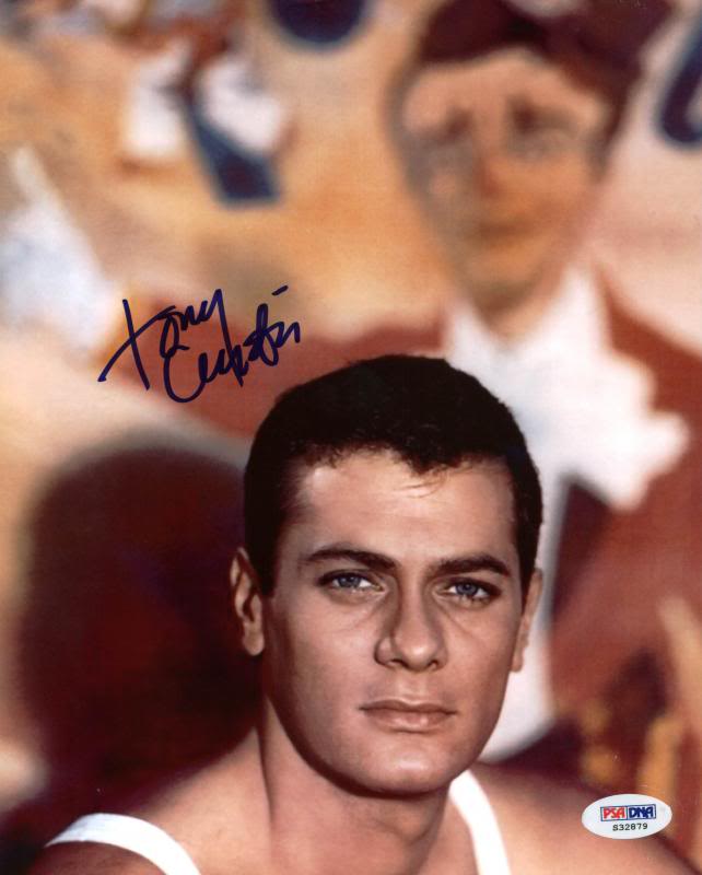 Tony Curtis The Defiant Ones Signed Authentic 8X10 Photo PSA/DNA #S32879