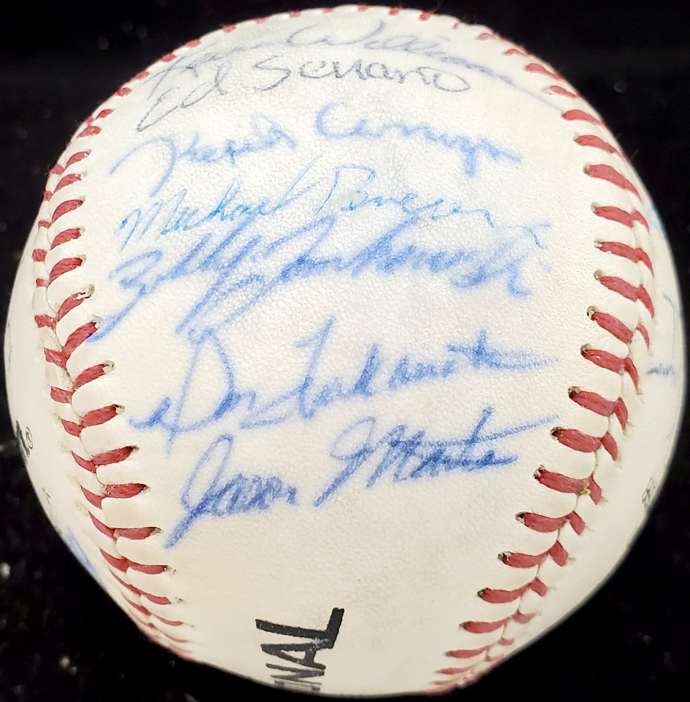 1983 Arizona State Autographed Official Wilson Baseball With 24 Signatures Including Barry Bonds Pre-Rookie Beckett BAS #AA01886