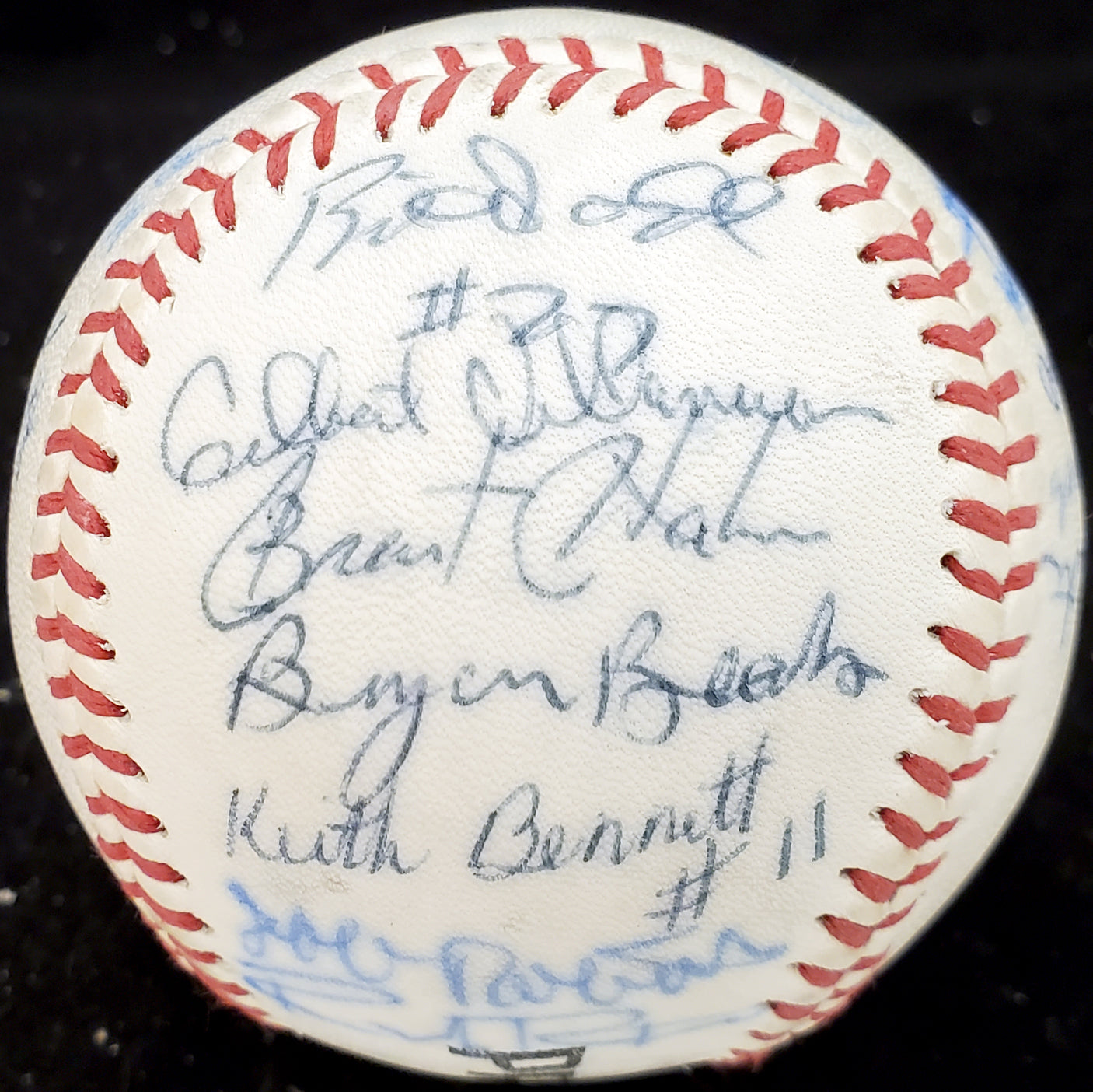 1983 Arizona State Autographed Official Wilson Baseball With 26 Signatures Including Barry Bonds Pre-Rookie Beckett BAS #AA01889