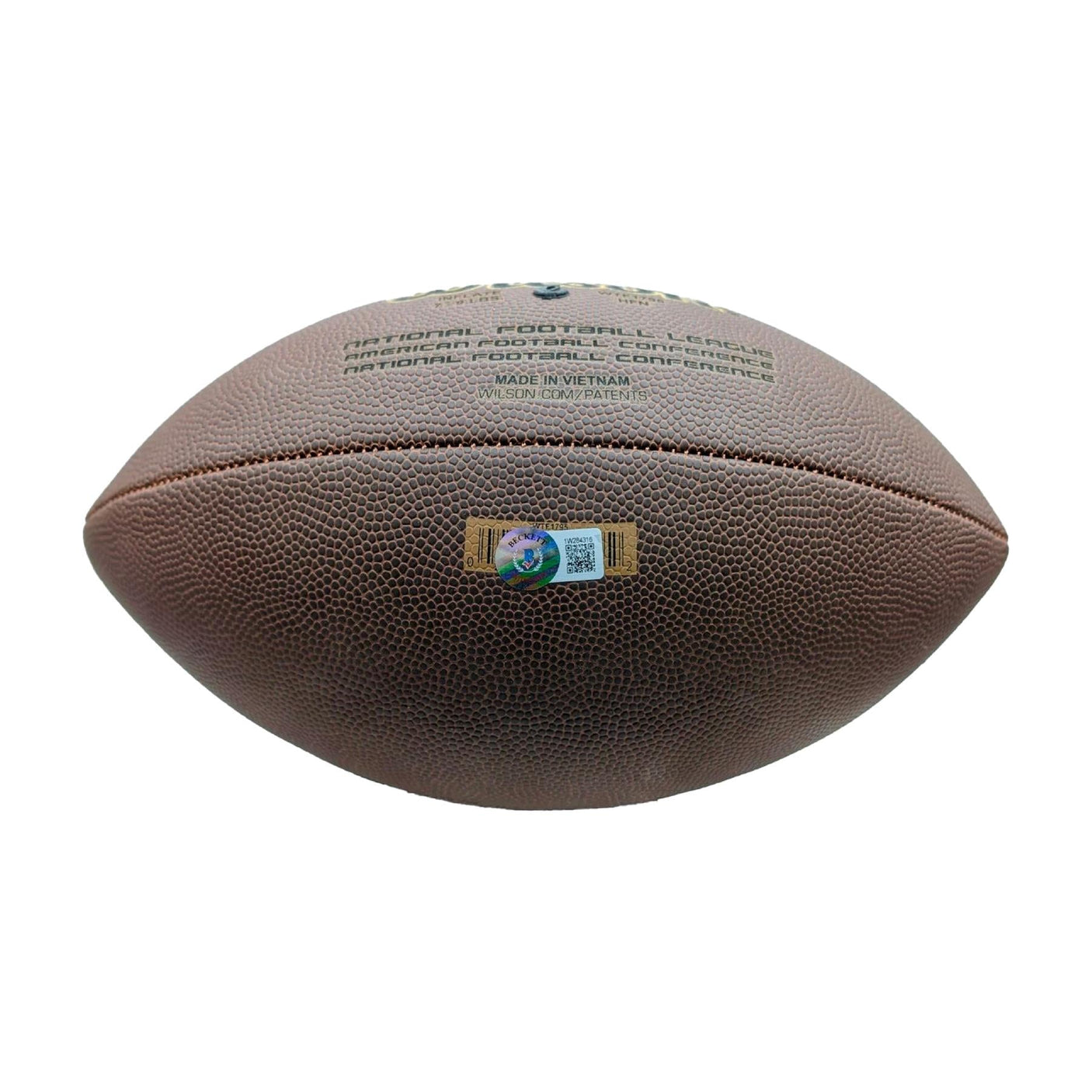 Tee Higgins Autographed Wilson Super Grip Football - BAS