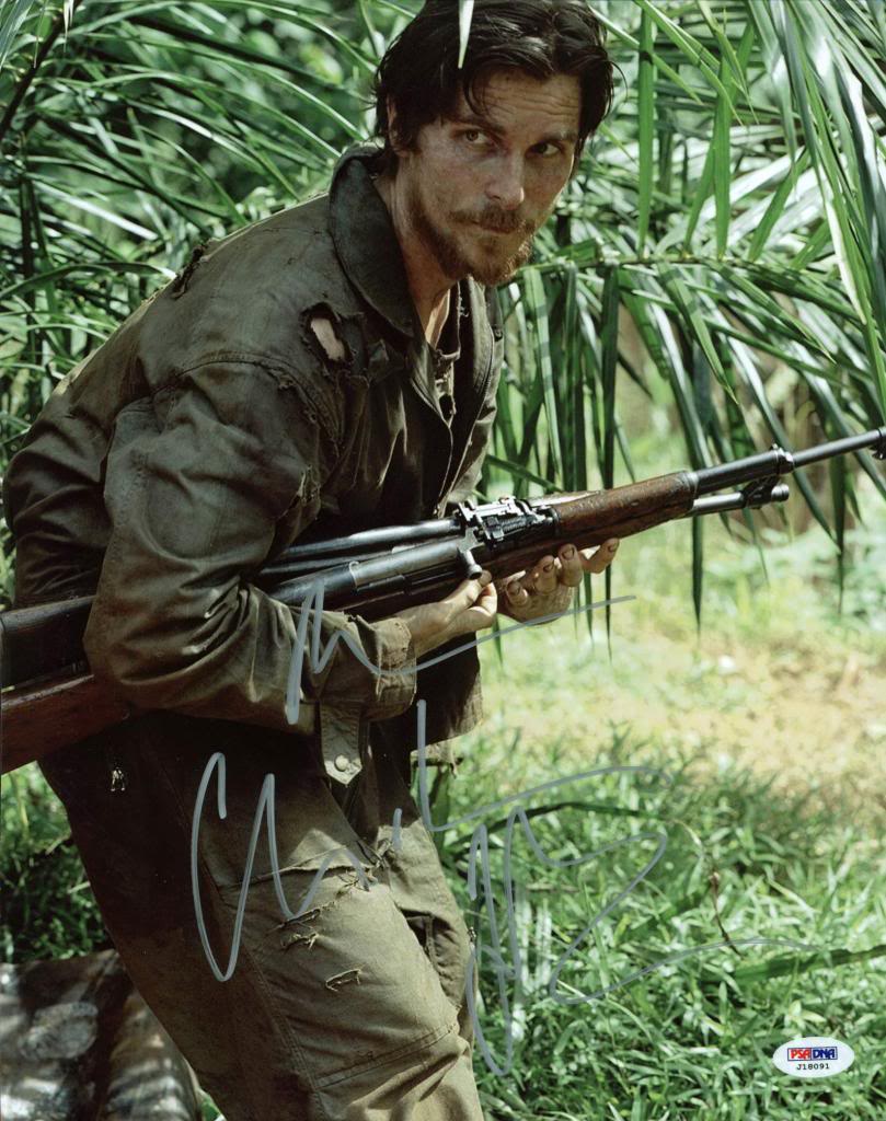 Christian Bale Rescue Dawn Signed Authentic 11X14 Photo PSA/DNA #J18091