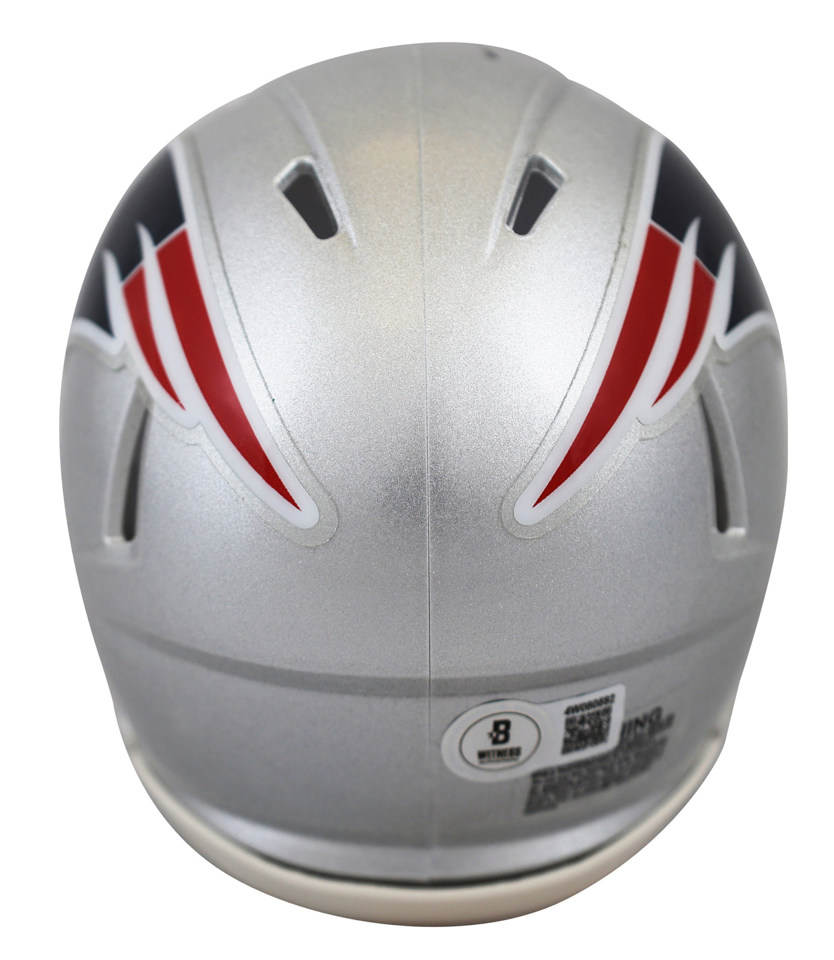 Patriots Ty Law "HOF 2019" Signed Speed Mini Helmet W/ Case BAS Witnessed