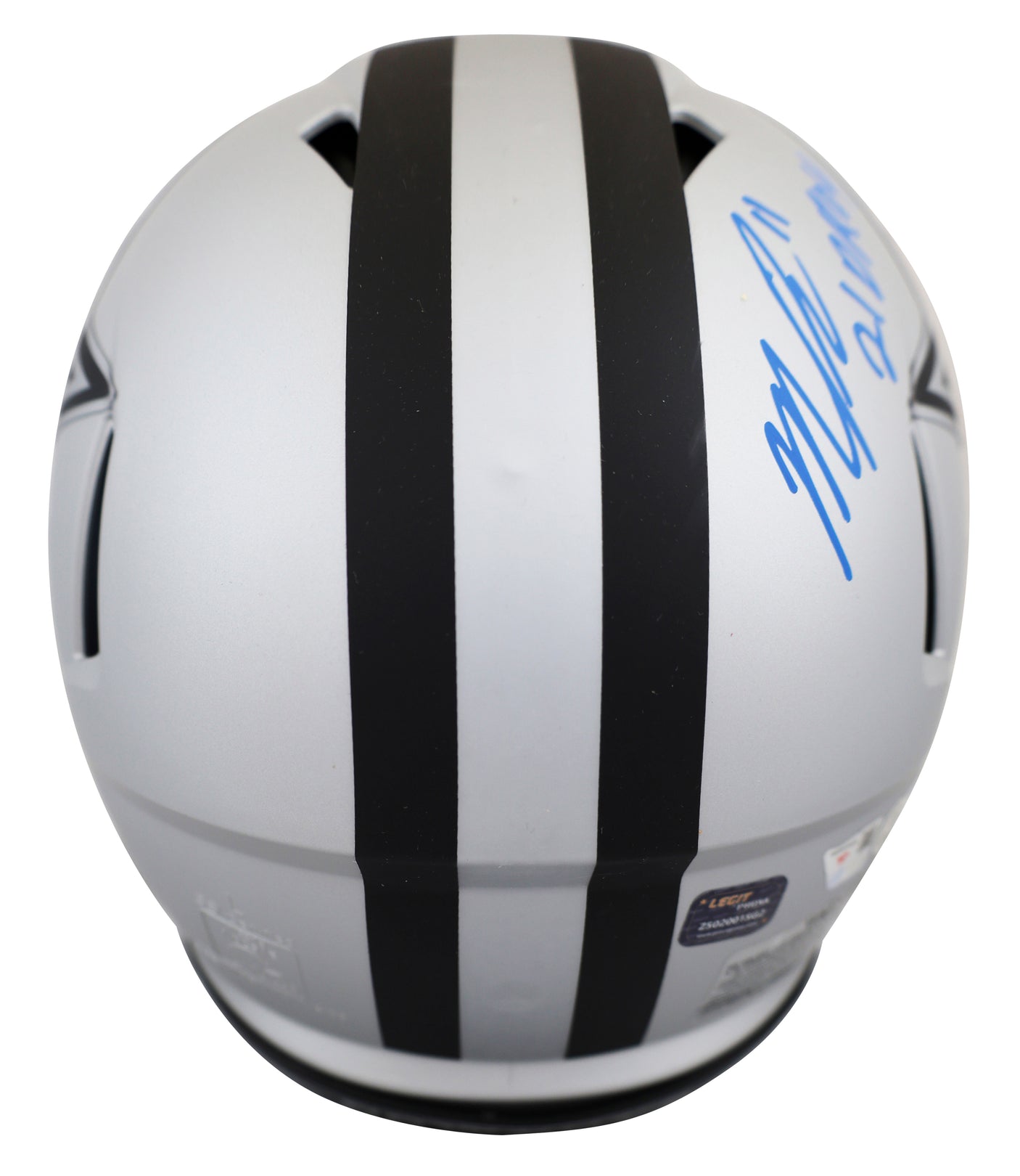 Cowboys ROYs (5) Smith, Prescott +3 Signed Rave F/S Speed Proline Helmet BAS Wit