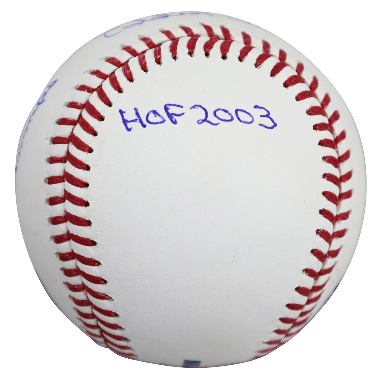 Orioles Eddie Murray "Career Stat" Signed Manfred Oml Baseball W/ Case BAS Wit