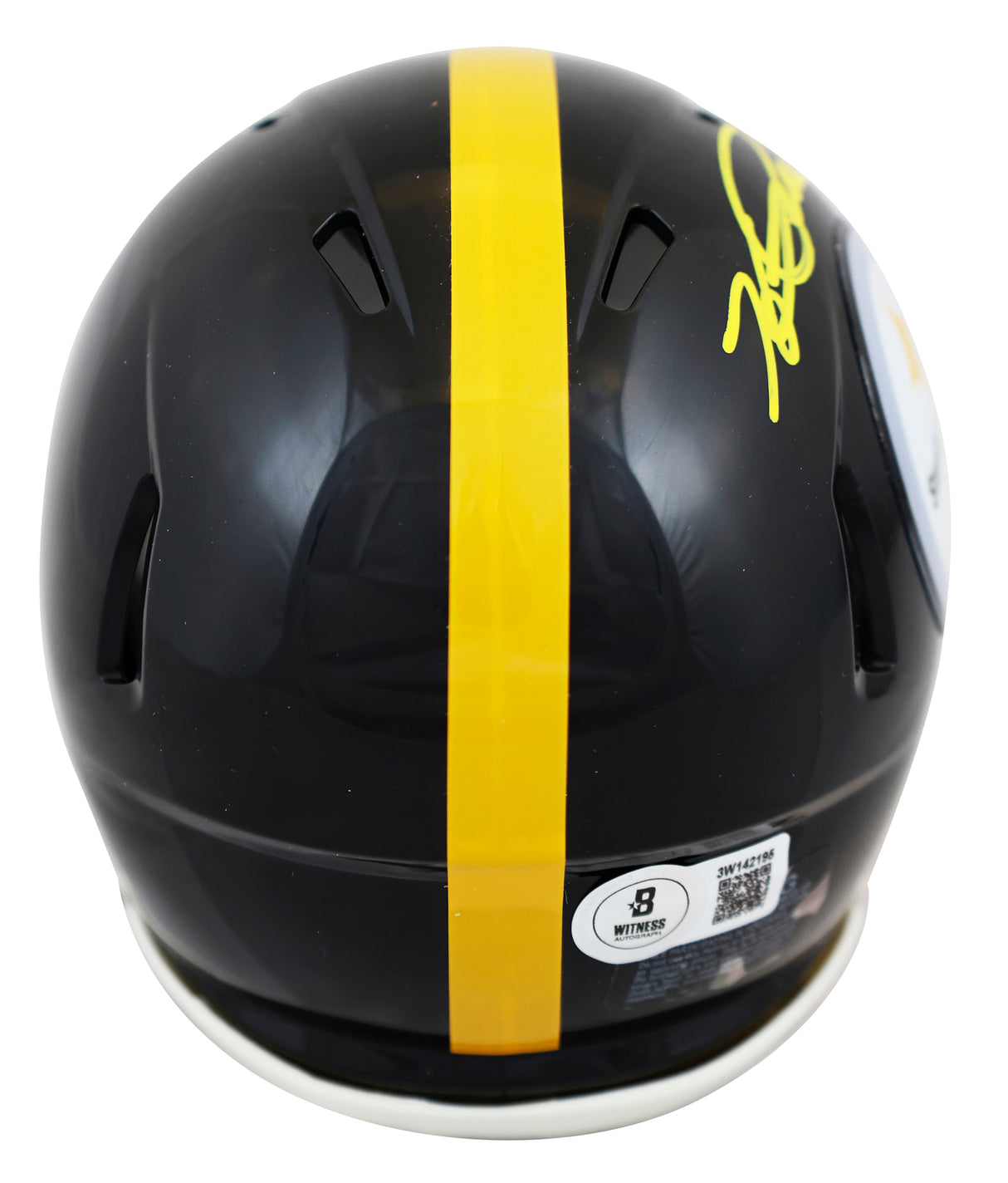 Steelers Heath Miller Authentic Signed Speed Mini Helmet W/ Case BAS Witnessed