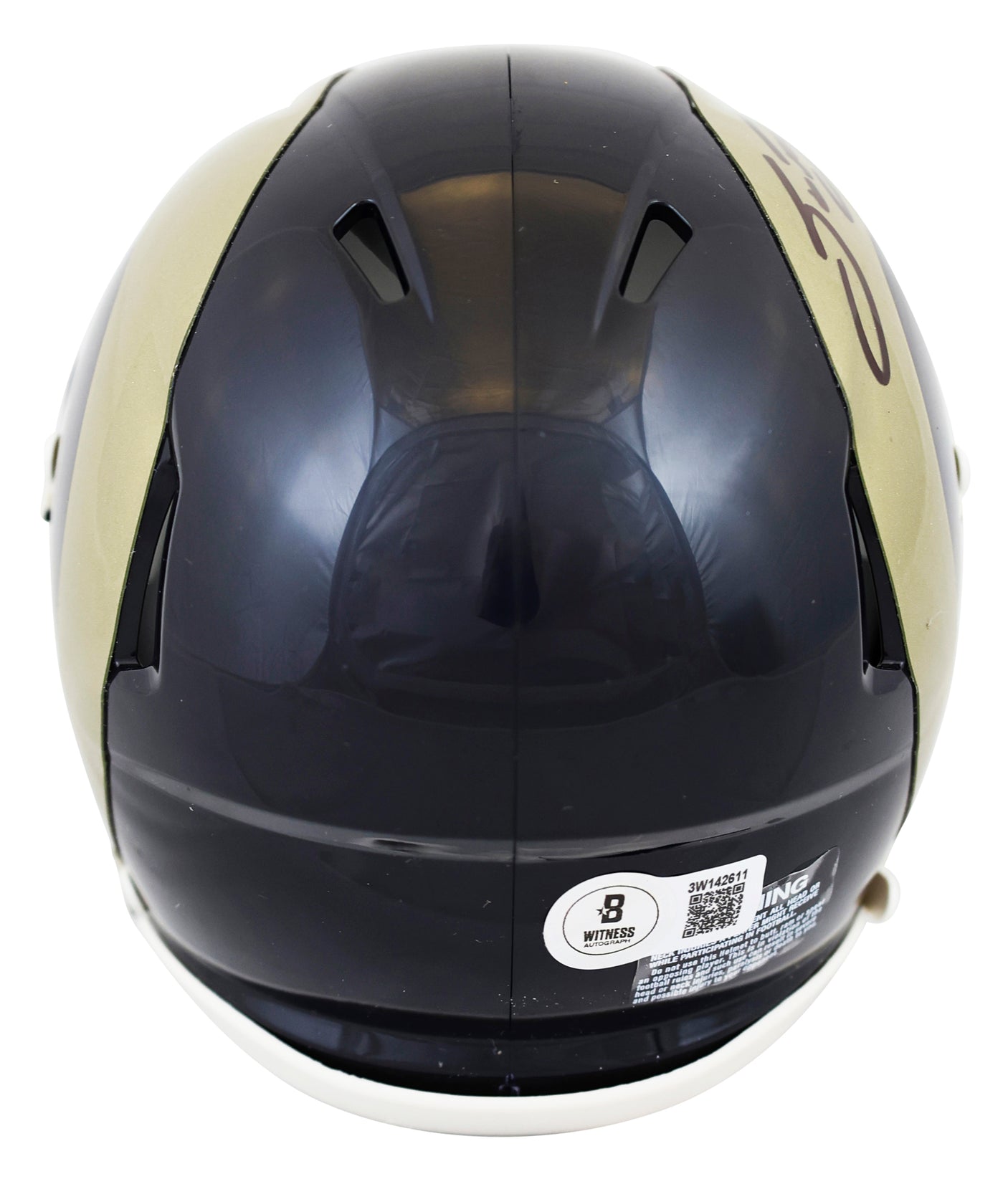 Rams Sam Bradford "2010 OROY" Signed 2000-16 TB Speed Mini Helmet BAS Witnessed