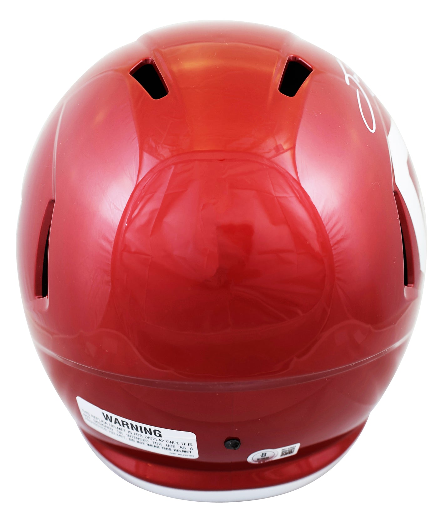 Oklahoma Sam Bradford "2008 Heisman" Signed F/S Speed Rep Helmet W/ Case BAS Wit