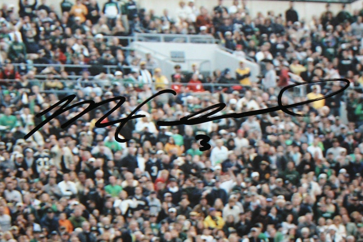 Michael Floyd Autographed Notre Dame 16x20 Catching In Air Photo- JSA W Auth