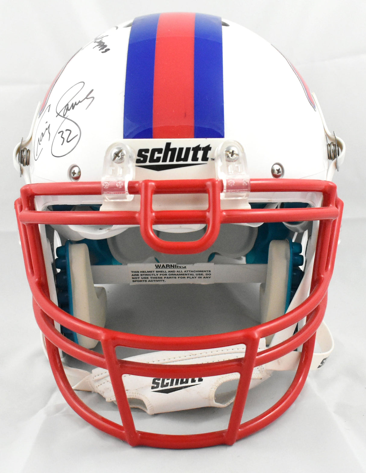 Pony Express Autographed SMU F/S Schutt Authentic Helmet - Beckett W Holo