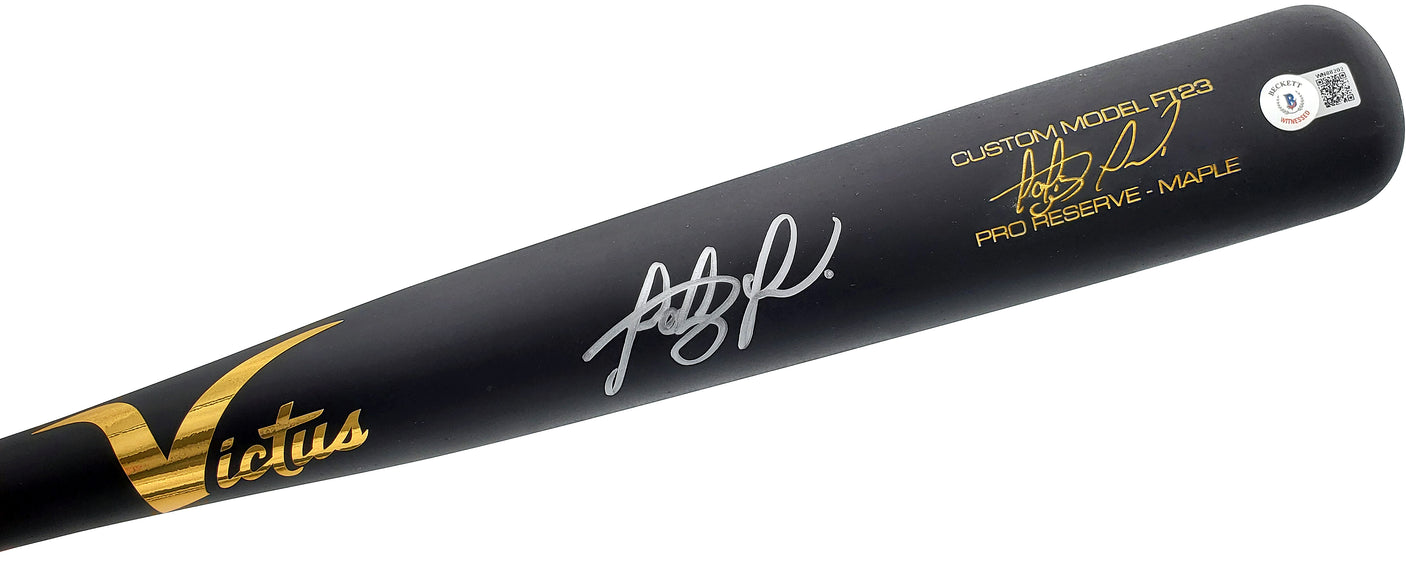 Fernando Tatis Jr. Autographed Black Victus Game Model Bat San Diego Padres Beckett BAS QR Stock #197450