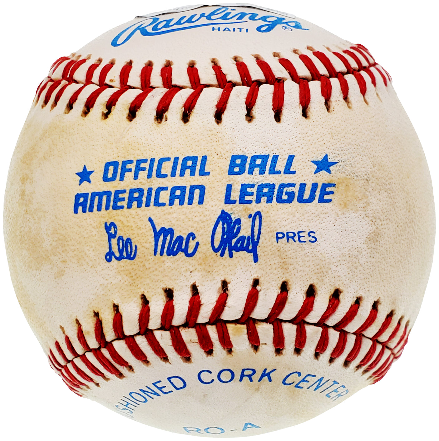 Calvin Griffith Autographed Official MacPhail AL Baseball Minnesota Twins Owner Beckett BAS #BB46458