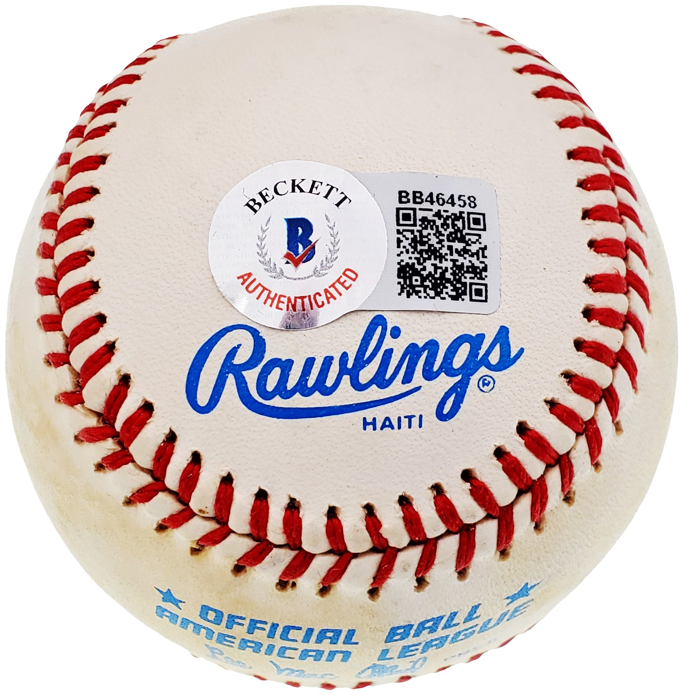 Calvin Griffith Autographed Official MacPhail AL Baseball Minnesota Twins Owner Beckett BAS #BB46458