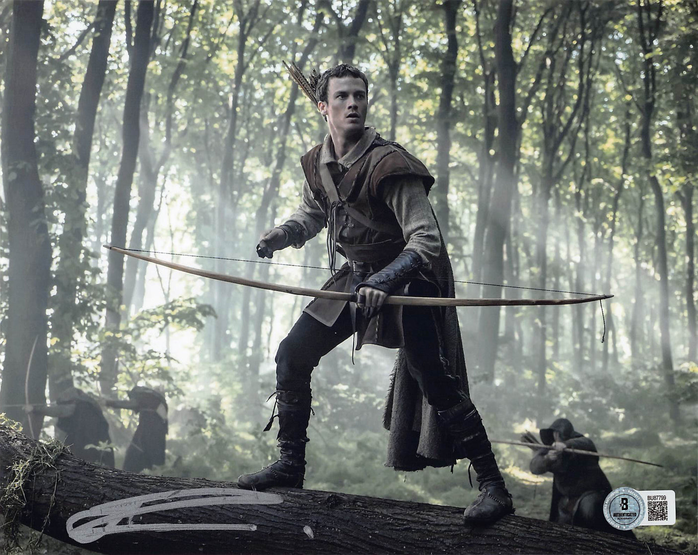 Jack Patten Robin Hood Authentic Signed 8x10 Horizontal Photo BAS #BU87799