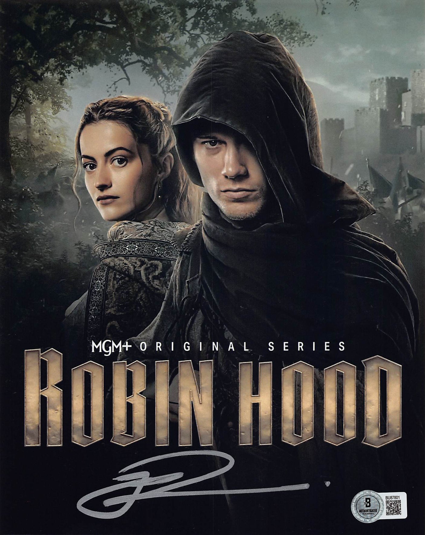 Jack Patten Robin Hood Authentic Signed 8x10 Vertical Photo BAS #BU87801