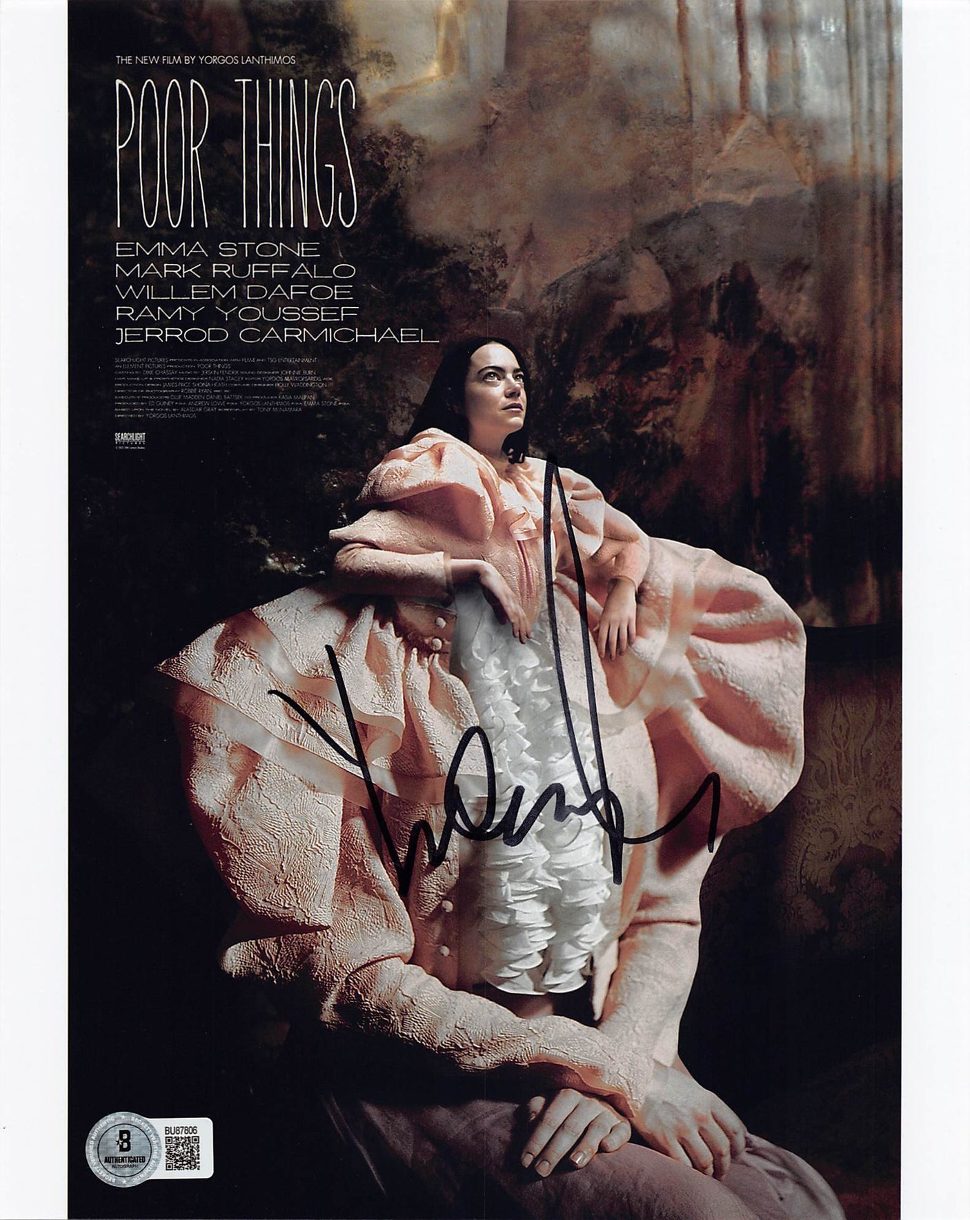 Yorgos Lanthimos Poor Things Authentic Signed 8x10 Vertical Photo BAS #BU87806