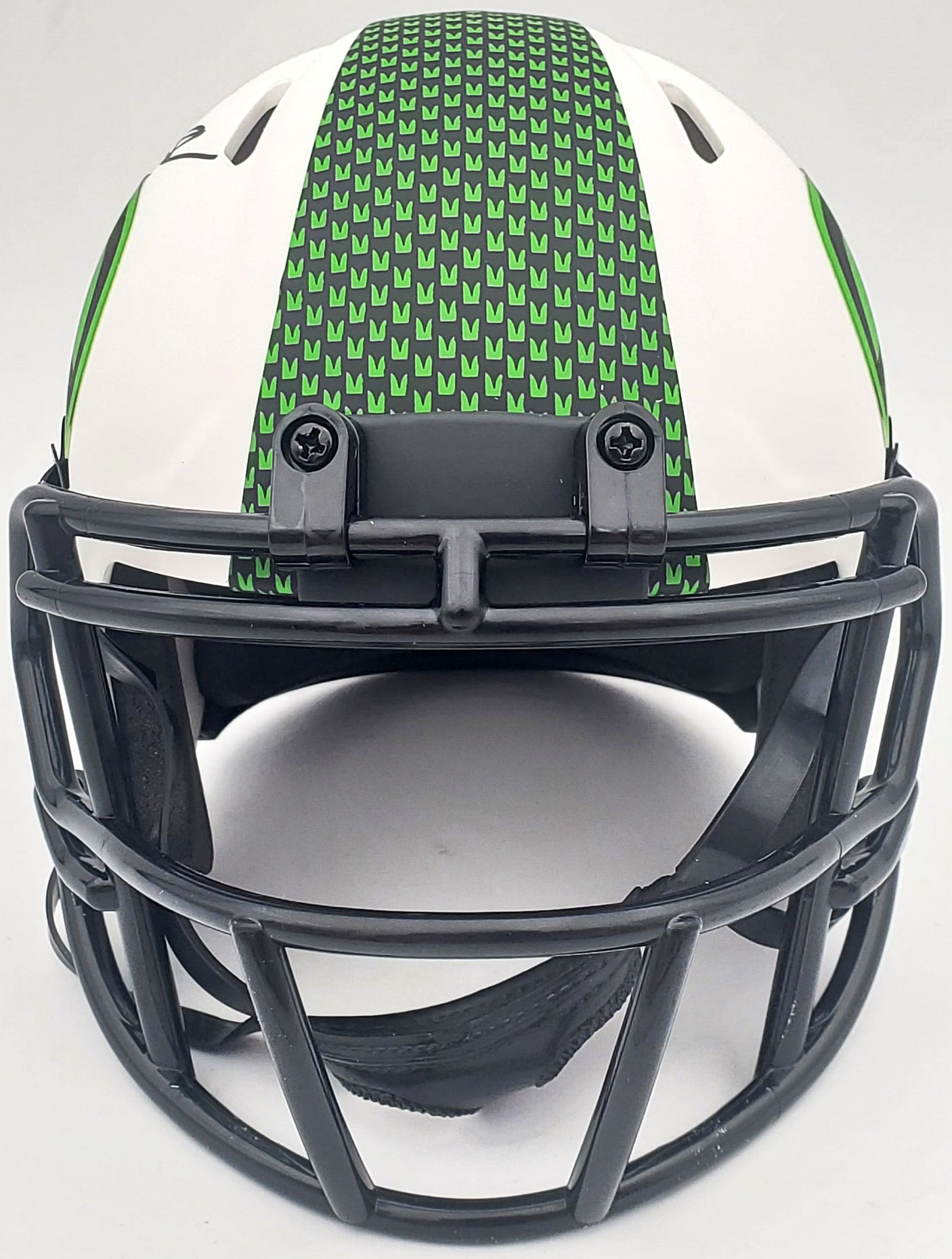 Michael Dickson Autographed Seattle Seahawks Lunar Eclipse White Speed Mini Helmet MCS Holo Stock #200270