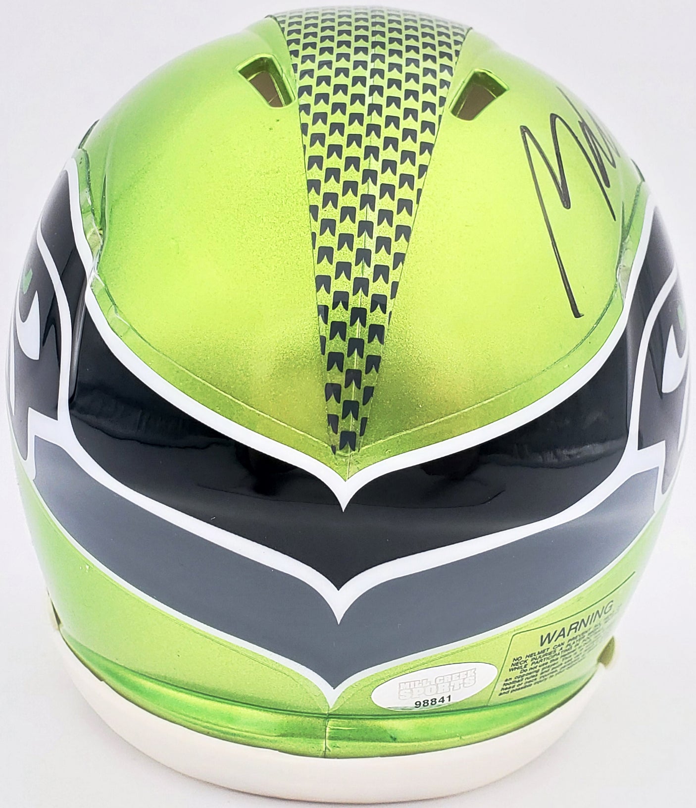 Michael Dickson Autographed Seattle Seahawks Flash Green Speed Mini Helmet MCS Holo Stock #200271