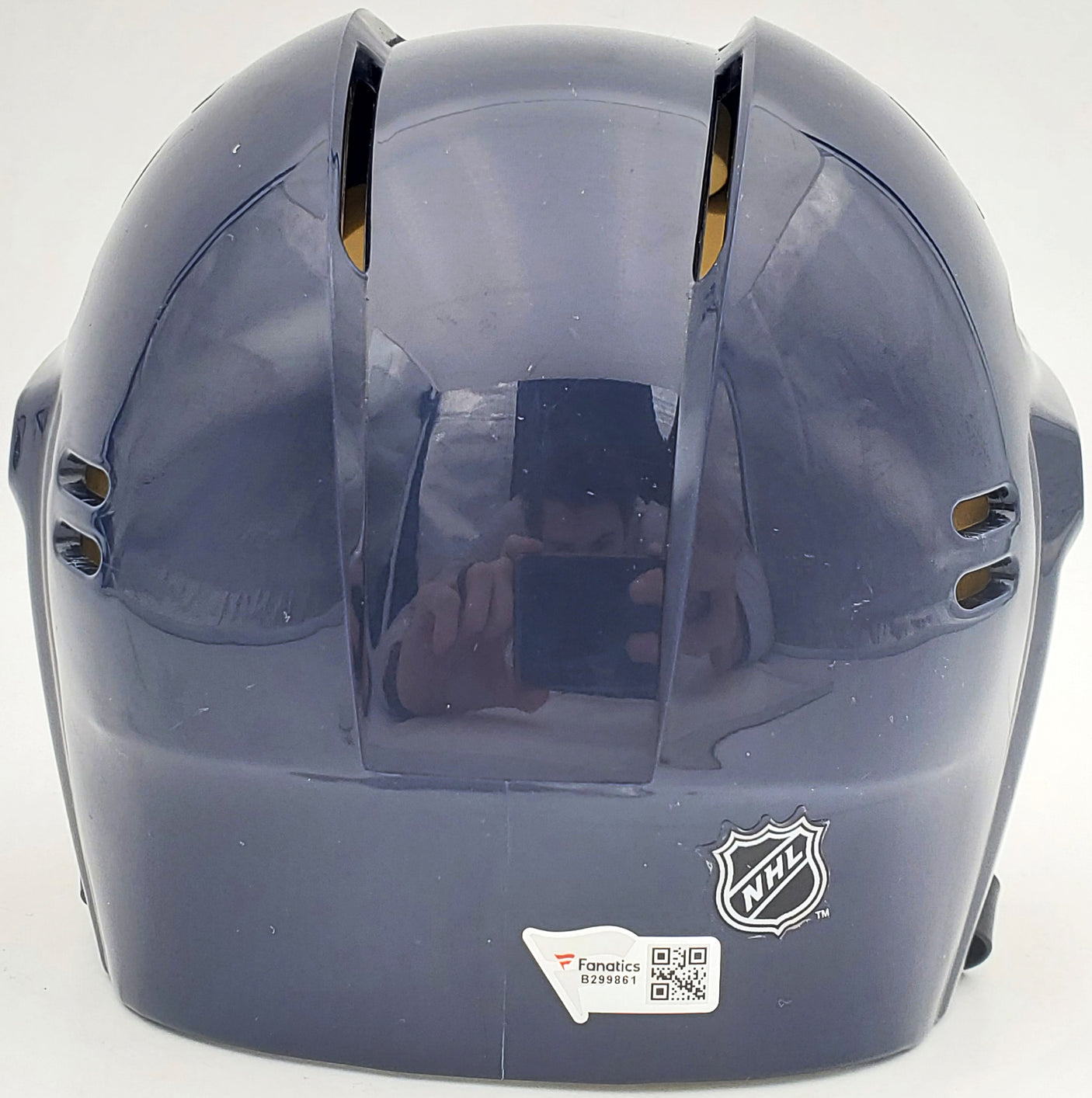 Yanni Gourde Autographed Seattle Kraken Blue Mini Helmet Fanatics Holo Stock #200295