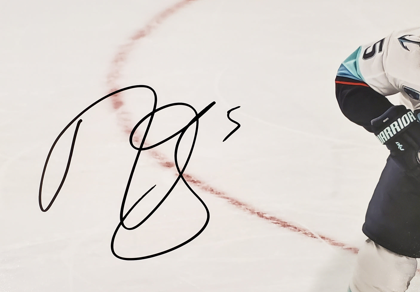 Mark Giordano Autographed 16x20 Photo Seattle Kraken "1st SEA Captain" Fanatics Holo Stock #200312