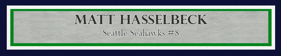 Matt Hasselbeck Autographed Framed 16x20 Photo Seattle Seahawks MCS Holo Stock #200363