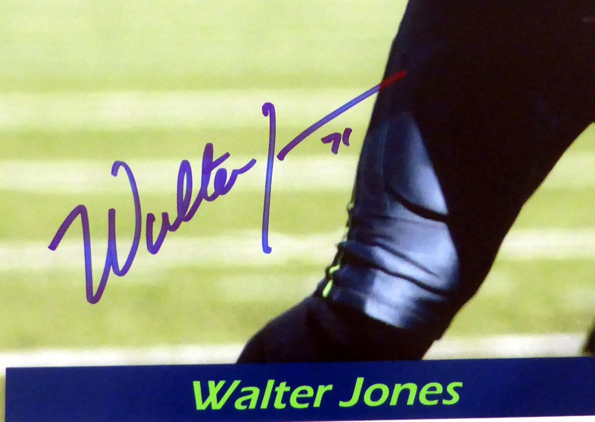 Walter Jones Autographed Framed 16x20 Photo Seattle Seahawks MCS Holo Stock #200381
