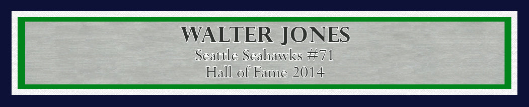 Walter Jones Autographed Framed 16x20 Photo Seattle Seahawks MCS Holo Stock #200381