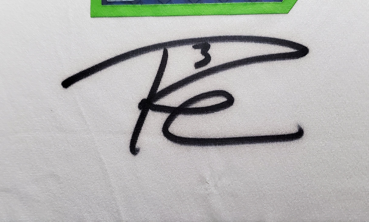 Seattle Seahawks Russell Wilson Autographed Framed White Nike Jersey RW Holo Stock #200431