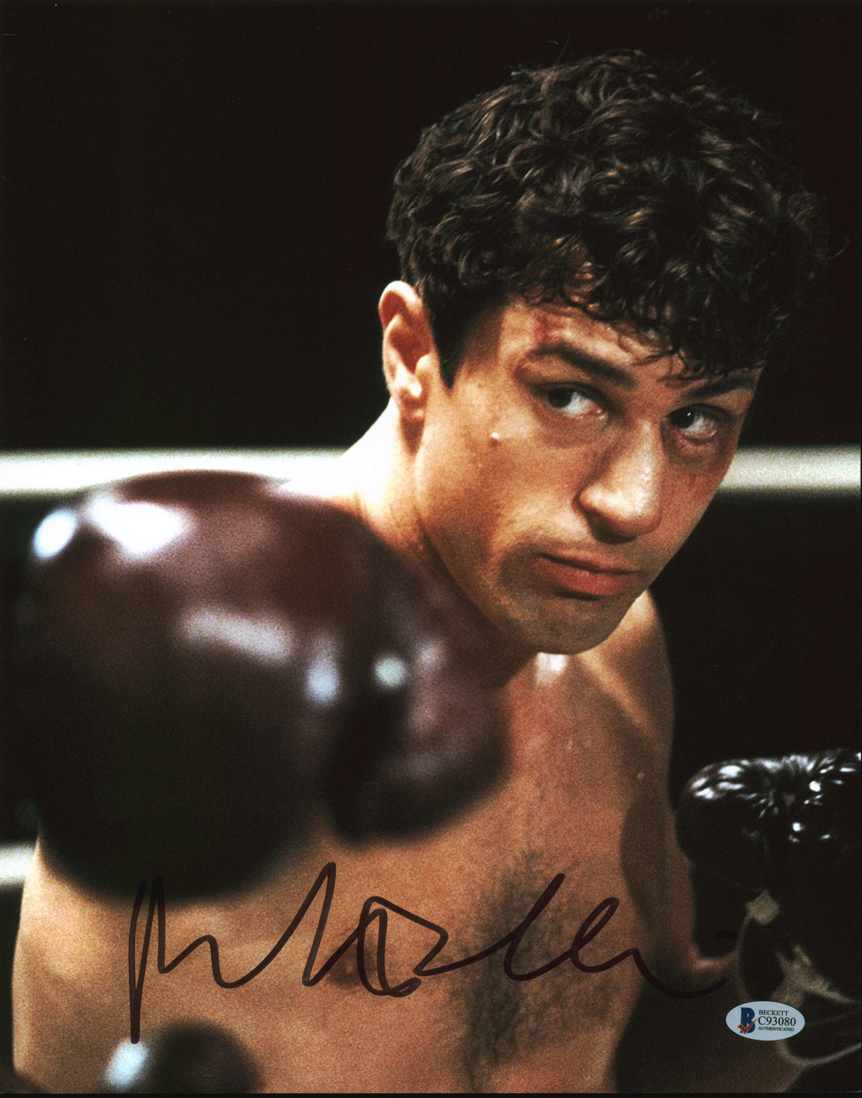 Robert De Niro Raging Bull Authentic Signed 11x14 Photo Autographed BAS #C93080