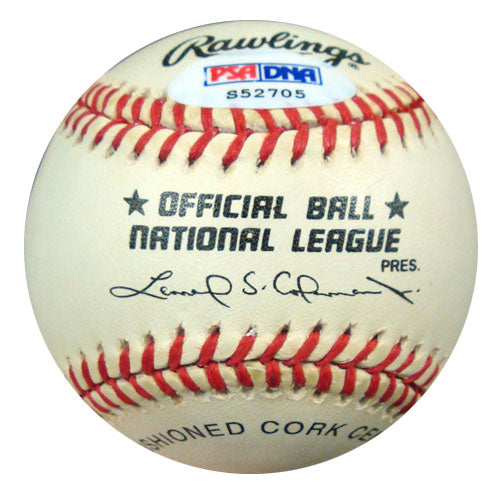 Otis Davis Autographed Official MLB Baseball Brooklyn Dodgers PSA/DNA #S52705