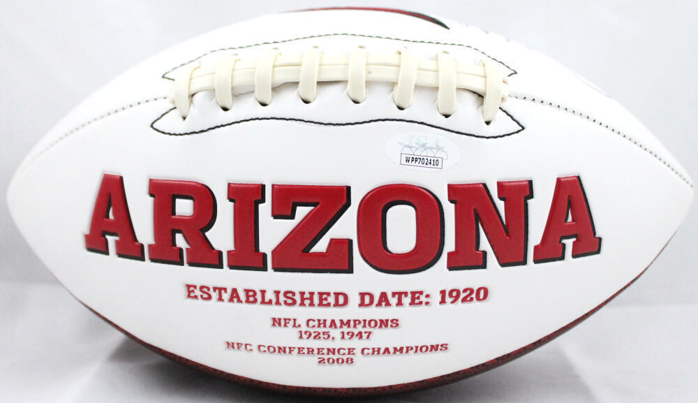 Roger Wehrli Autographed Arizona Cardinals Logo Football W/ HOF- JSA W Auth