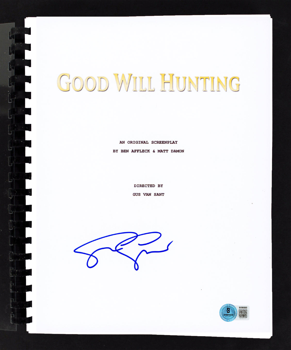 Stellan Skarsgard Good Will Hunting Authentic Signed Movie Script BAS #BX96080