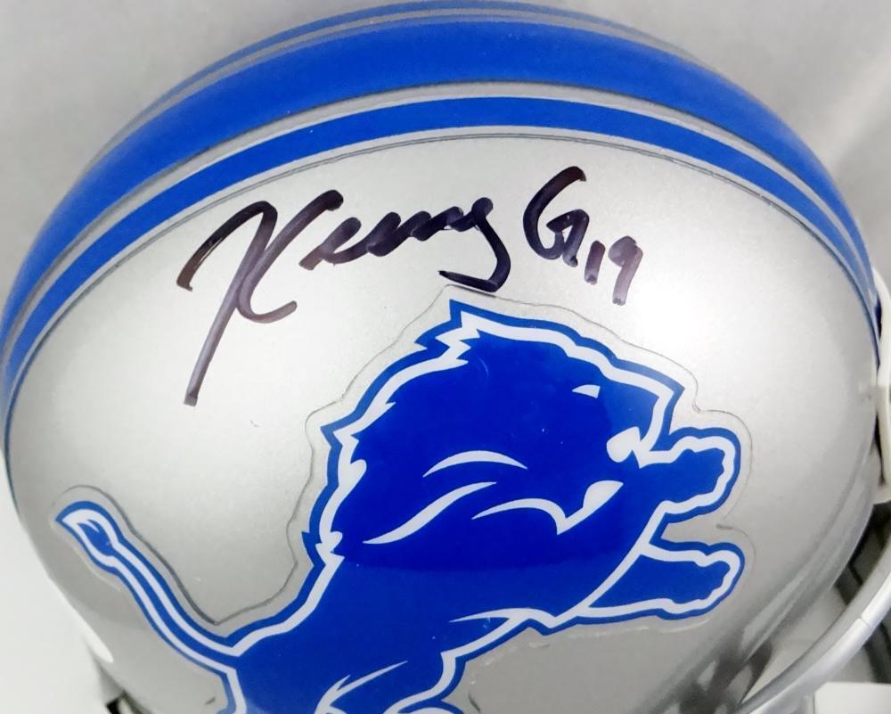 Kenny Golladay Autographed Detroit Lions Mini Helmet- JSA W Auth *Black