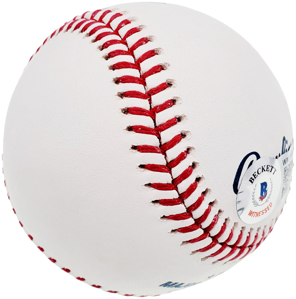 Manny Ramirez Autographed Official MLB Baseball Boston Red Sox Beckett BAS QR Stock #200881
