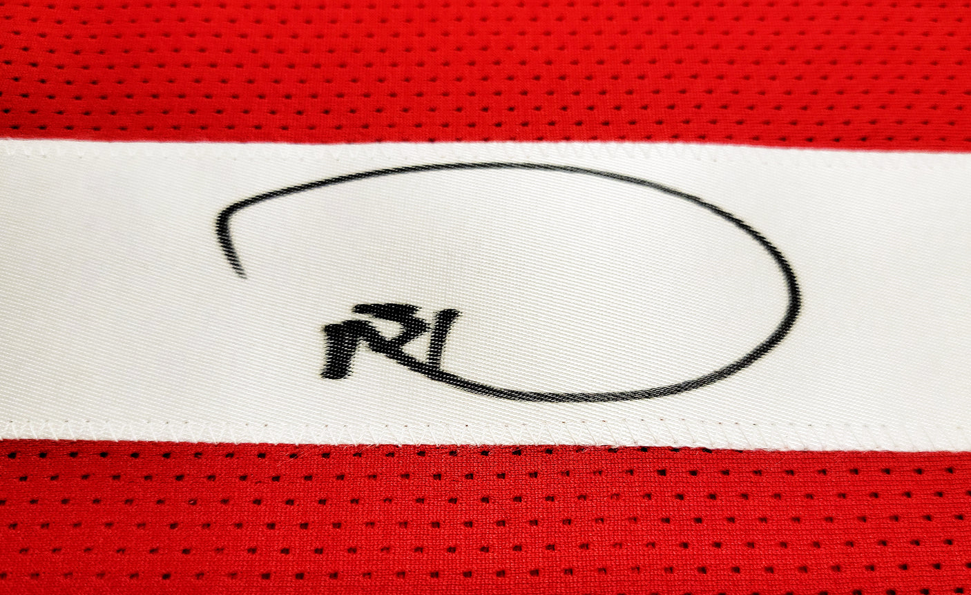 San Francisco 49ers Donte Whitner Autographed Red Jersey Beckett BAS QR Stock #200898