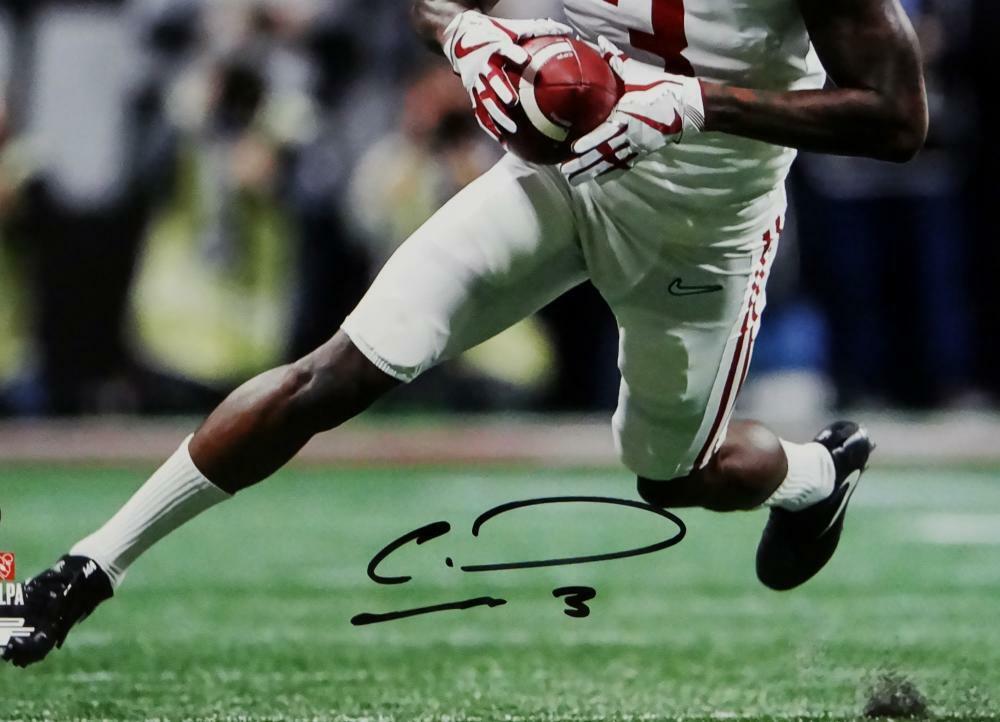 Calvin Ridley Autographed Alabama 16x20 PF Running Photo - Beckett Auth *