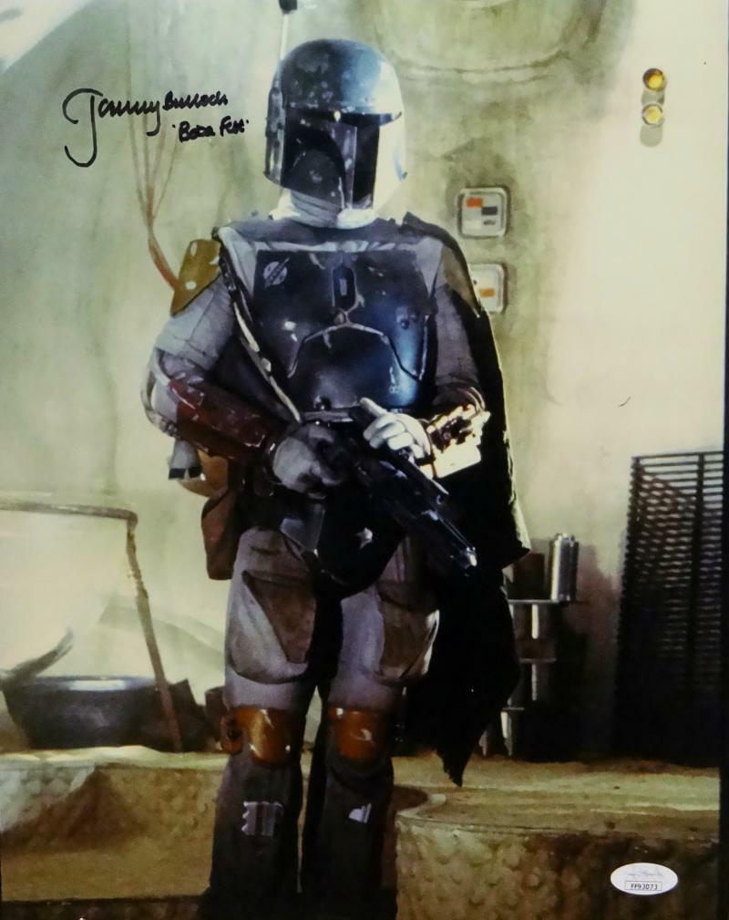 Jeremy Bulloch Autographed Boba Fett In Cantina 11x14 Photo- JSA *Black