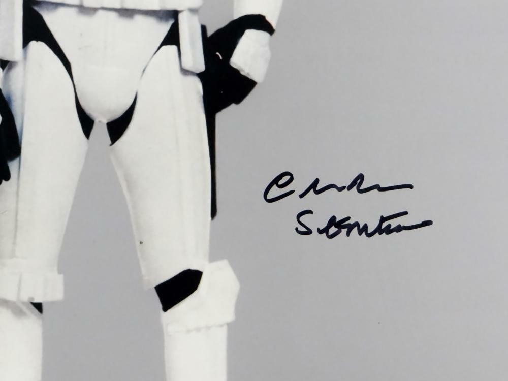 Chris Bunn Autographed Full Body 11x14 Photo w/ Stormtrooper - JSA Auth *Black