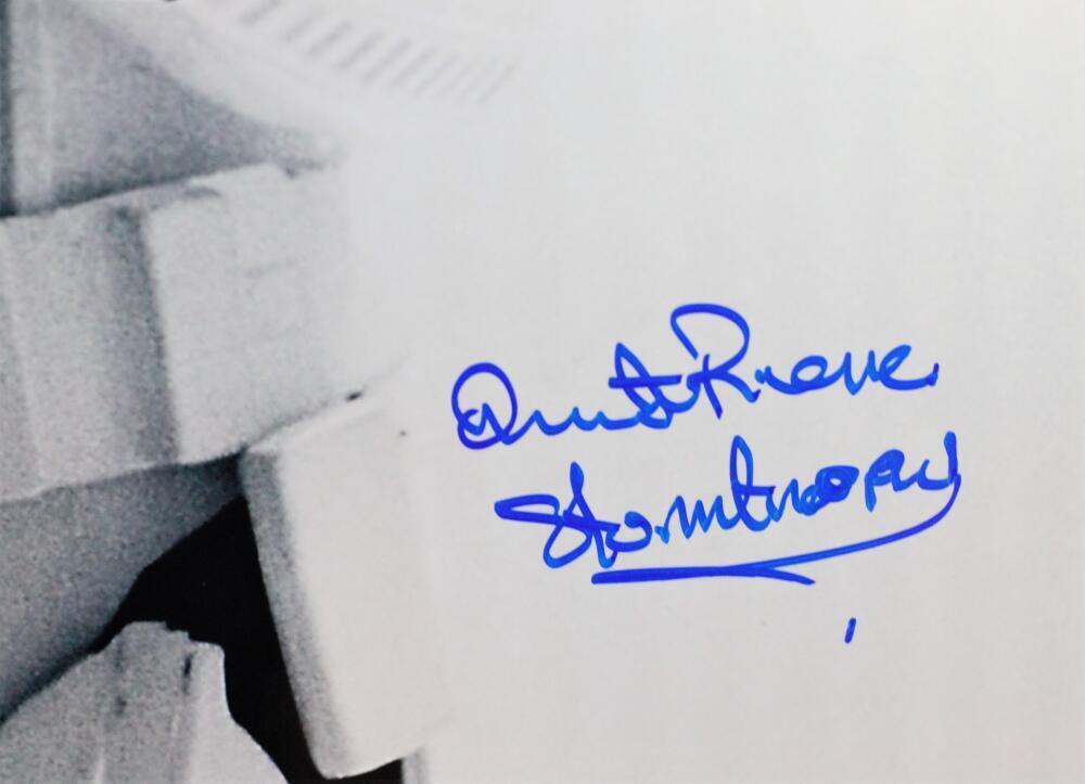 Quentin Pierre Signed Movie Still 16x20 Photo w/ Stormtrooper - JSA Auth *Blue