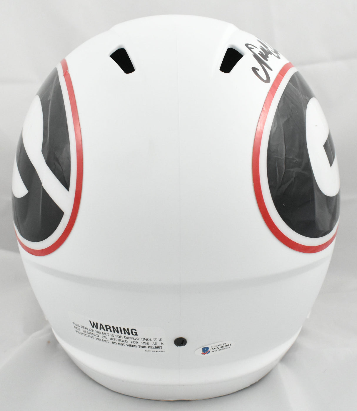 Nick Chubb Sony Michel Autographed Georgia F/S Amp Helmet - Beckett W