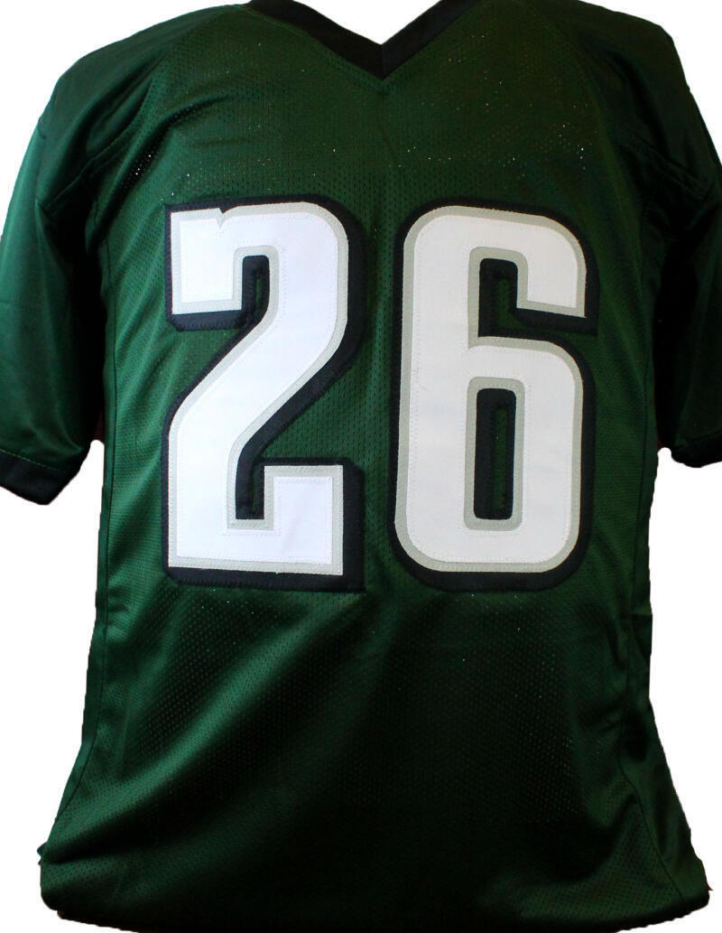 Miles Sanders Autographed Green Pro Style Jersey - JSA W Auth *2