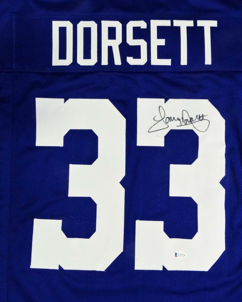 Tony Dorsett Autographed Blue Pro Style Jersey - Beckett W Auth *R3