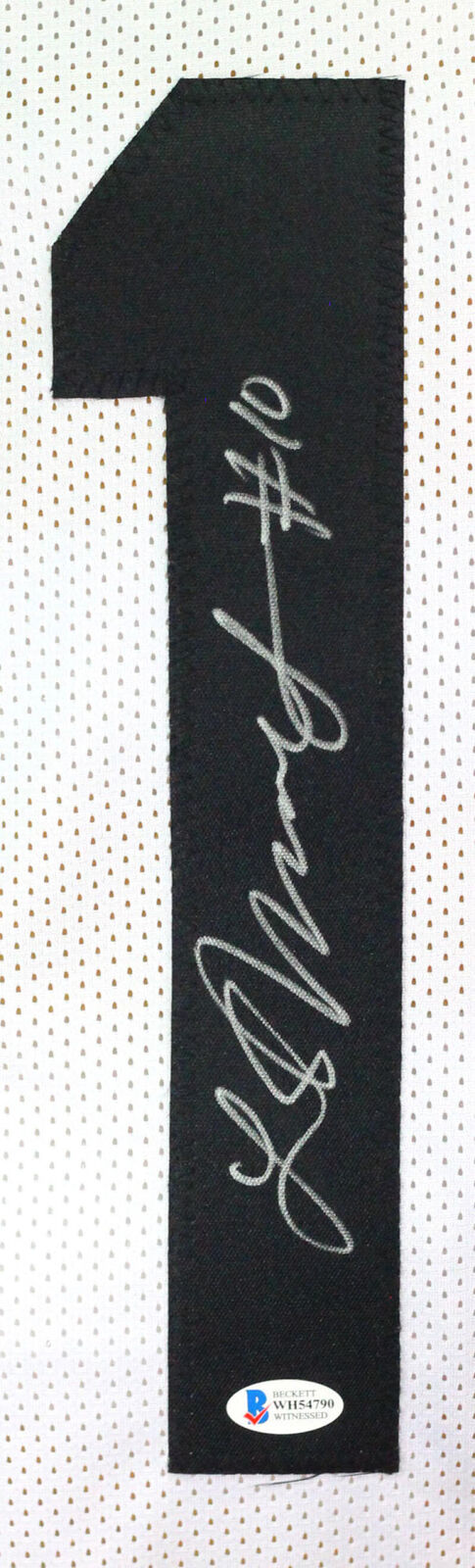 Laviska Shenault Jr Autographed White Pro Style Jersey - Beckett W *Silver